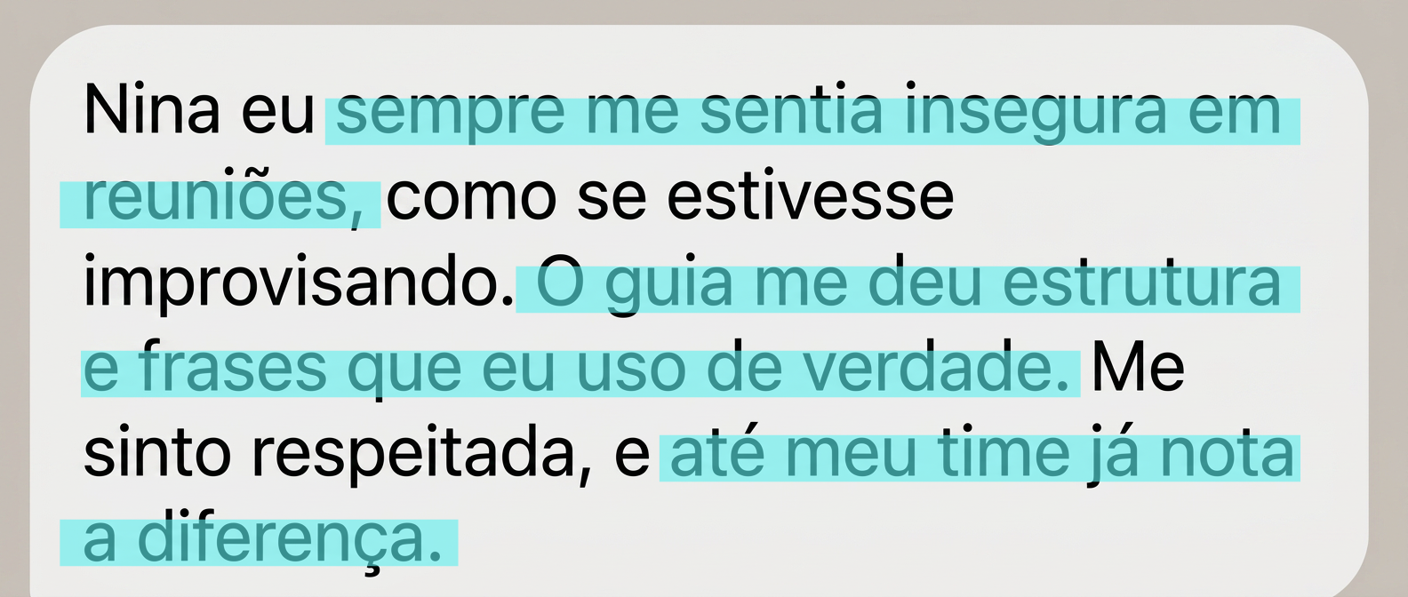 Depoimento de uma gestora sobre resultados com a rotina estratégica